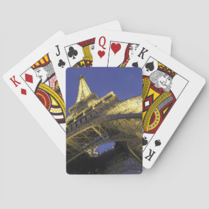 Europe, France, Paris, Eiffel Tower, evening 2 Poker Cards