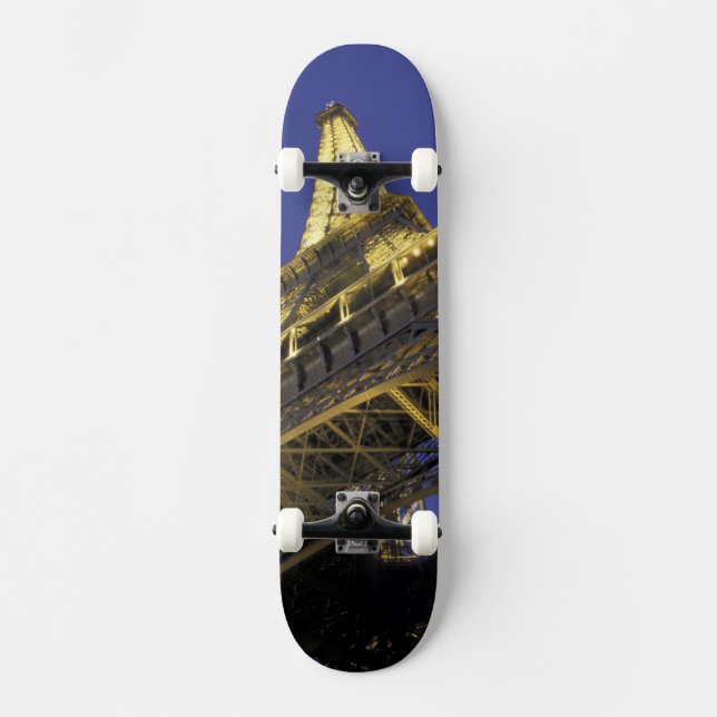 Europe, France, Paris, Eiffel Tower, evening 2 Skateboard Deck (Front)