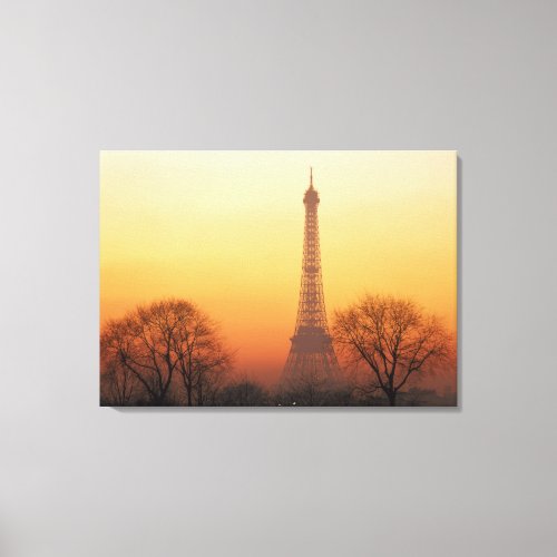 Europe France Paris Eiffel Tower Medium Canvas Print