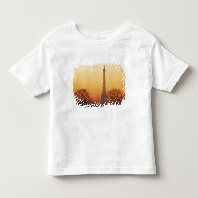 Europe, France, Paris. Eiffel Tower (Medium Toddler T-shirt (Front)