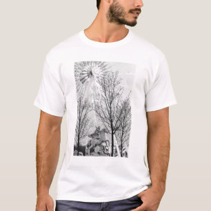 Europe, France, Paris. Statue and Ferris Wheel, T-Shirt