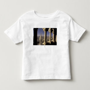 Europe, France, Paris, View of Paris through Toddler T-shirt