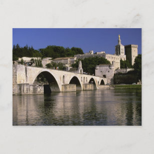 Europe, France, Provence, Avignon. Palais des Postcard