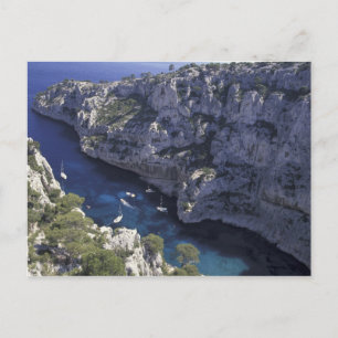 Europe, France, Provence, Calanques. Limestone Postcard