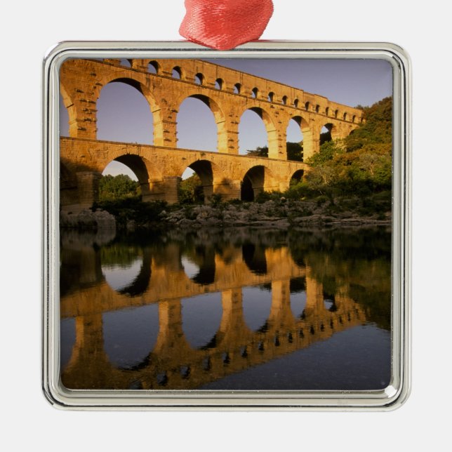 Europe, France, Provence, Gard. Pont du Gard, Metal Ornament (Front)
