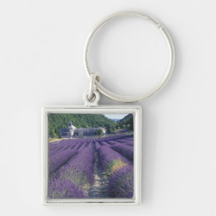 Europe, France, Provence. Lavander fields Keychain