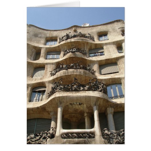 Europe Gaudi Building Cards (Front)