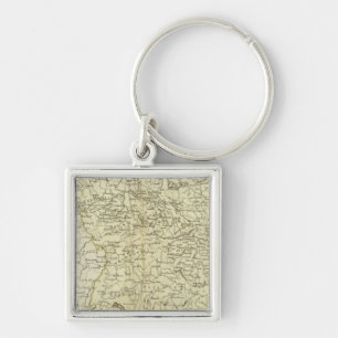 Europe, Germany, Austria Keychain