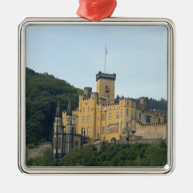 Europe, Germany, near Koblenz, Castle Schloss Metal Ornament (Front)
