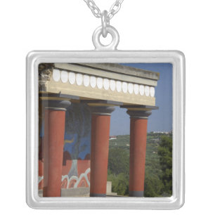 Europe, Greece, Crete (aka Kriti), Heraklion Silver Plated Necklace