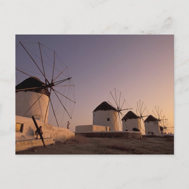 Europe, Greece, Cyclades Islands, Mykonos, Postcard (Front)