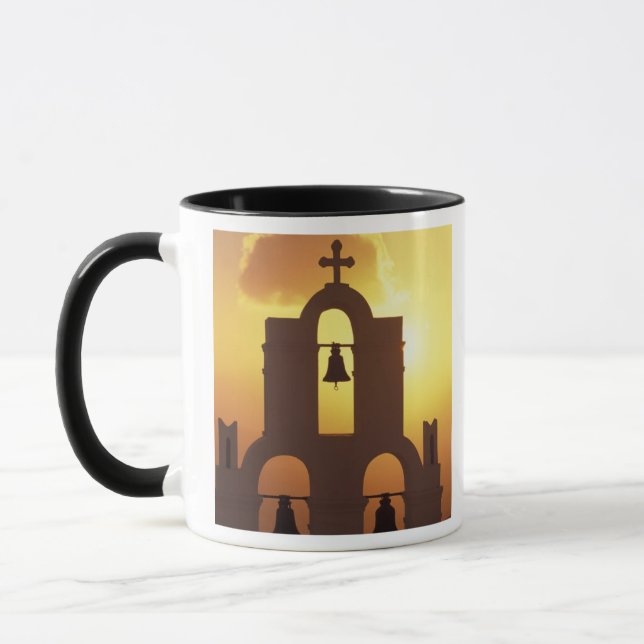 Europe, Greece, Cyclades Islands, Santorini, Mug (Left)