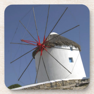 Europe, Greece, Mykonos. 3 Drink Coaster