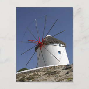 Europe, Greece, Mykonos. 3 Postcard