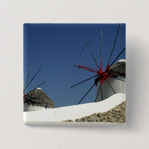 Europe, Greece, Mykonos. Button