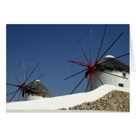 Europe, Greece, Mykonos. Cards (Front Horizontal)
