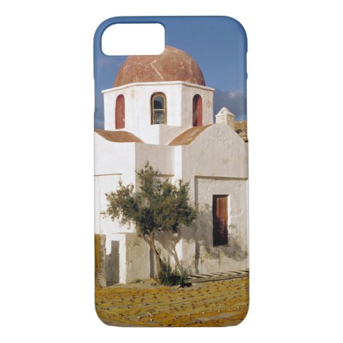 Europe Greece Mykonos Fishing nets dry on the iPhone 87 Case