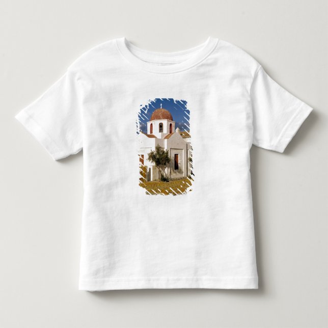 Europe, Greece, Mykonos. Fishing nets dry on the Toddler T-shirt (Front)