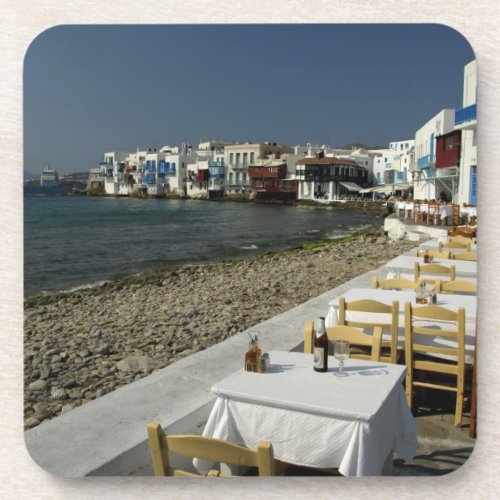 Europe Greece Mykonos Views of the seaside Beverage Coaster