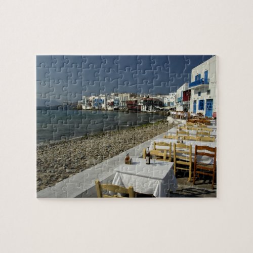 Europe Greece Mykonos Views of the seaside Jigsaw Puzzle