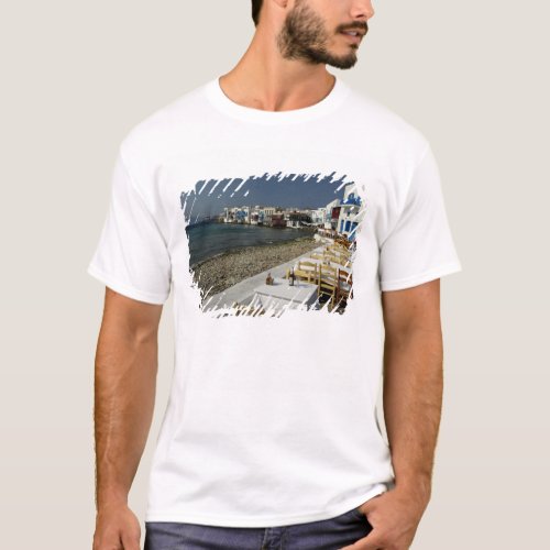 Europe Greece Mykonos Views of the seaside T_Shirt