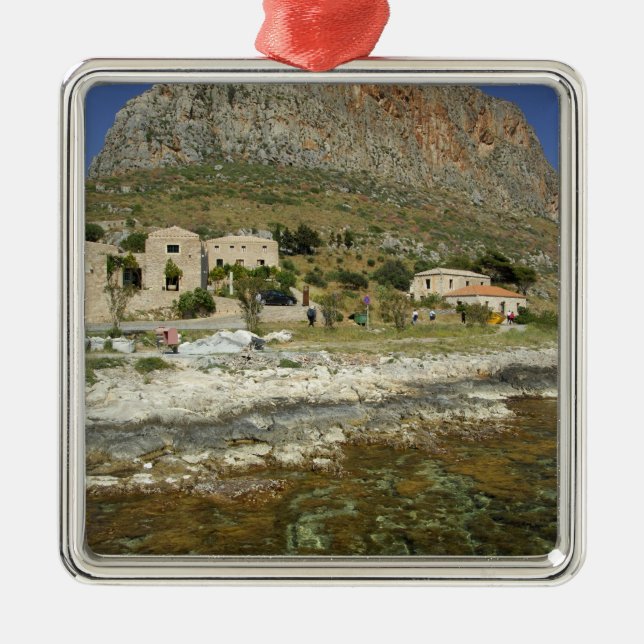 Europe, Greece, Peloponnese, Monemvasia. The 2 Metal Ornament (Front)