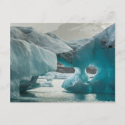 Europe Iceland JokUSArlon Iceberg Formations Postcard