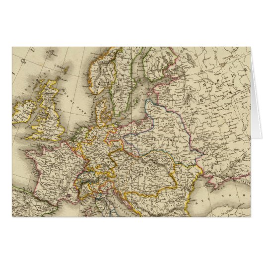 Europe in 1789 cards (Front Horizontal)