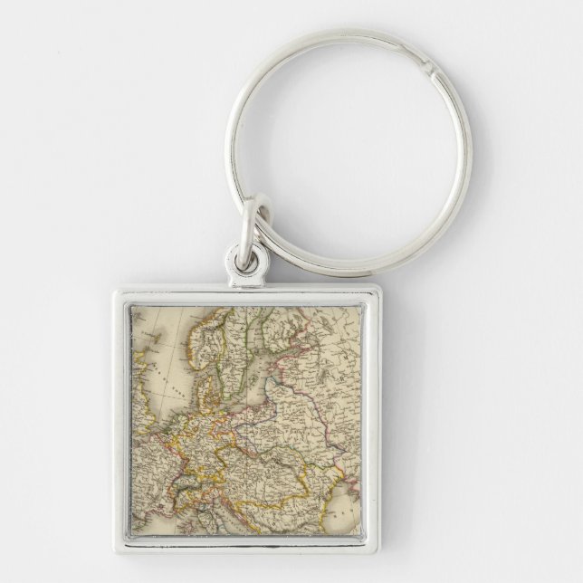 Europe in 1789 keychain (Front)