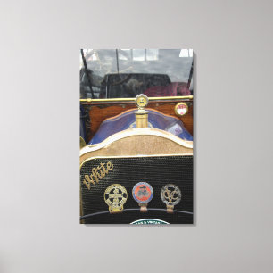 Europe, Ireland, Dublin. Vintage auto, White 2 Canvas Print