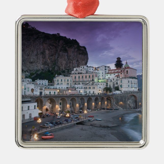 Europe, Italy, Campania (Amalfi Coast) Atrani: Metal Ornament (Front)