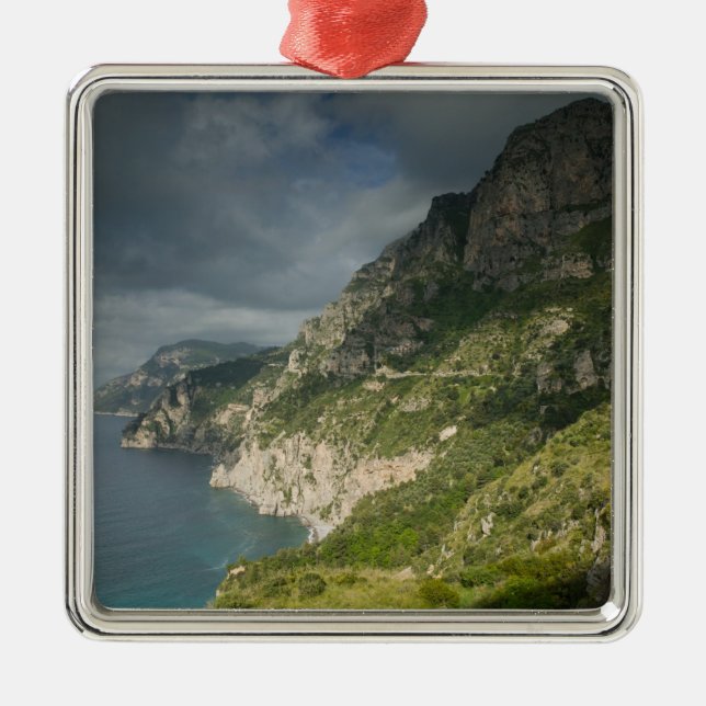 Europe, Italy, Campania (Amalfi Coast) Positano: Metal Ornament (Front)