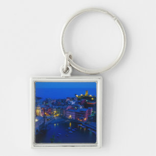 Europe, Italy, Cinque Terre, Vernazza. Hillside Keychain