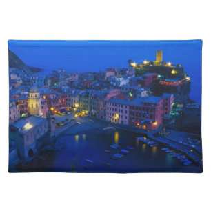 Europe, Italy, Cinque Terre, Vernazza. Hillside Placemat