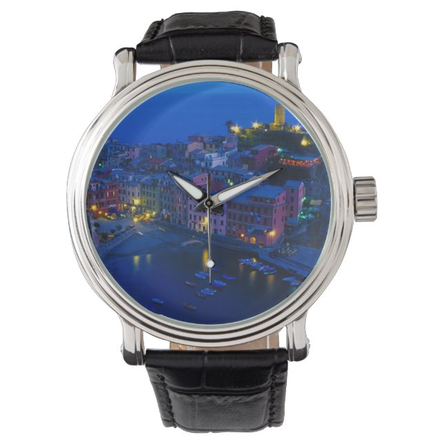 Europe, Italy, Cinque Terre, Vernazza. Hillside Watch (Front)