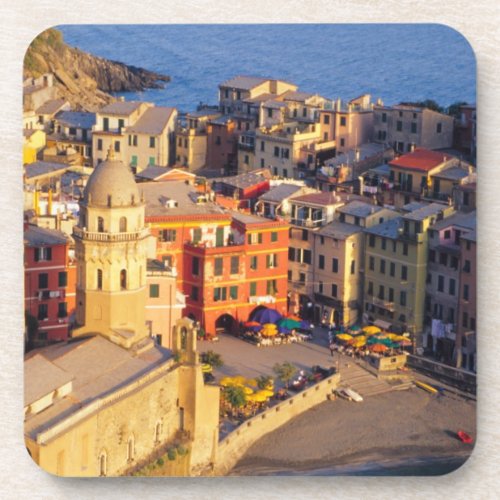 Europe Italy Cinque Terre Village of Vernazza Drink Coaster