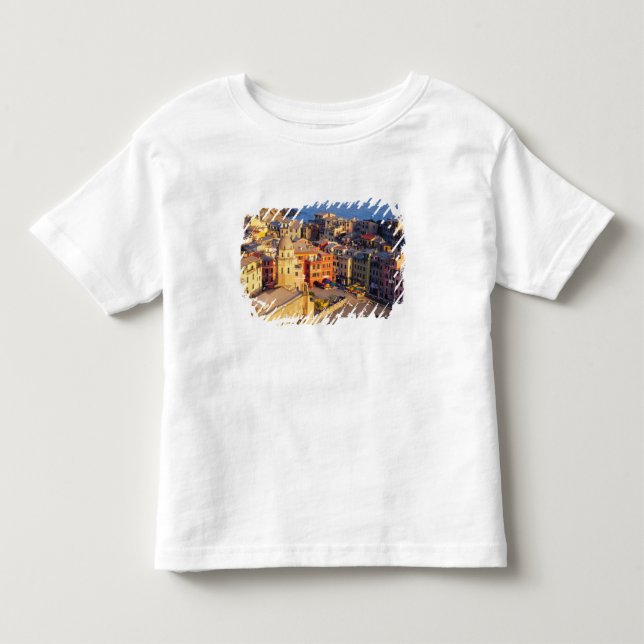 Europe, Italy, Cinque Terre. Village of Vernazza Toddler T-shirt (Front)
