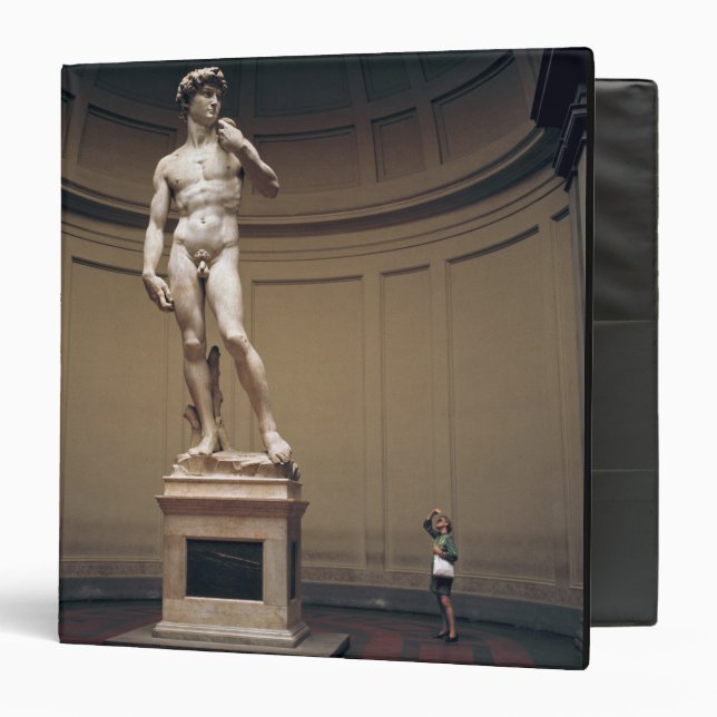 Europe, Italy, Florence. The actual size of 3 Ring Binder (Front/Inside)