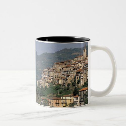 Europe Italy Liguria Apricale Riviera Di Two_Tone Coffee Mug
