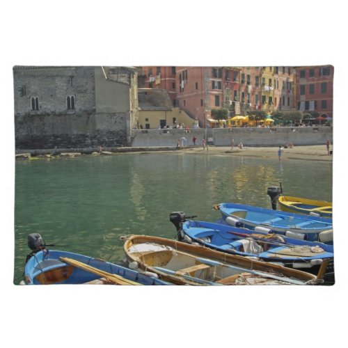 Europe Italy Liguria region Cinque Terre 2 Cloth Placemat