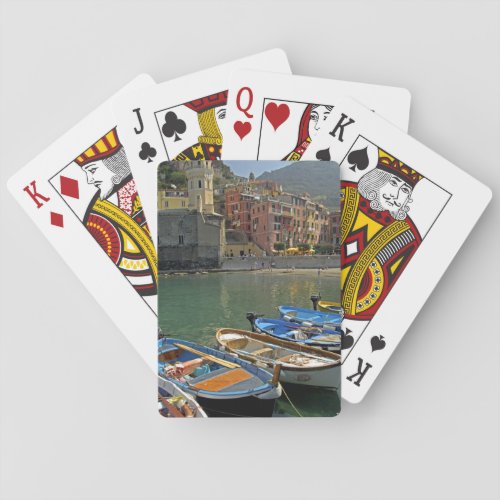 Europe Italy Liguria region Cinque Terre 2 Poker Cards