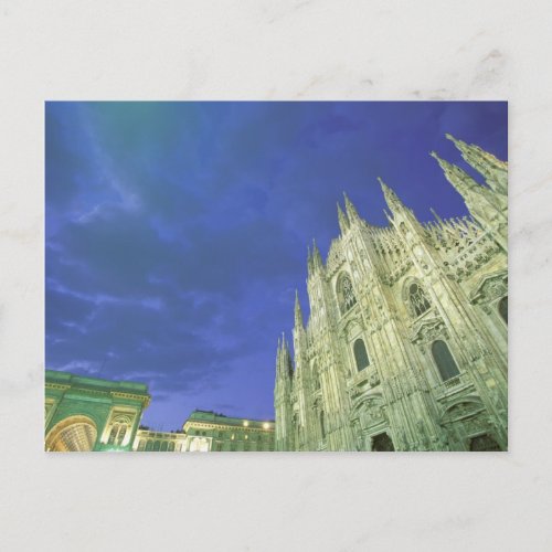 Europe Italy Lombardia Milan The Duomo Postcard