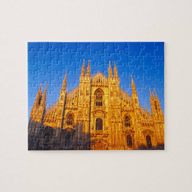 Europe, Italy, Milan, Cathedral of Milan Jigsaw Puzzle (Horizontal)