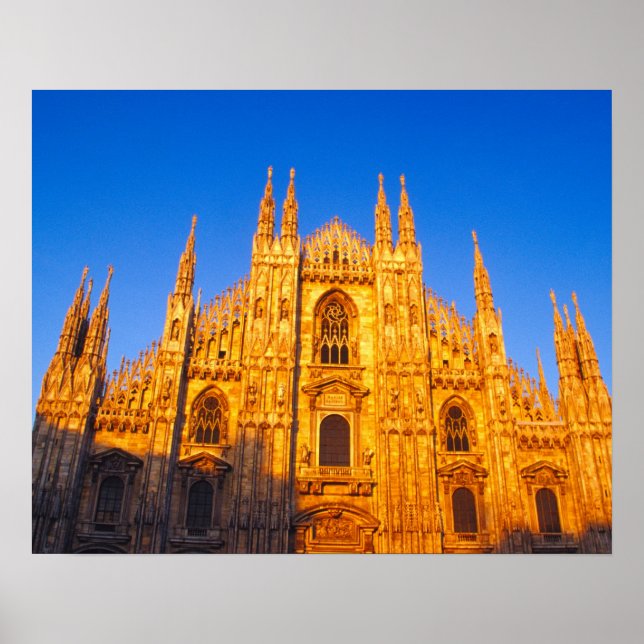 Europe, Italy, Milan, Cathedral of Milan Poster (Front)