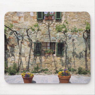 Europe, Italy, Monteriggioni. A stone house is Mouse Pad