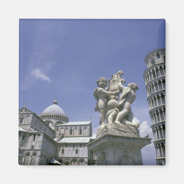 Europe, Italy, Pisa, Leaning Tower of Pisa Magnet (Front)