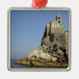 Europe, Italy, Portovenere aka Porto Venere. 3 Metal Ornament