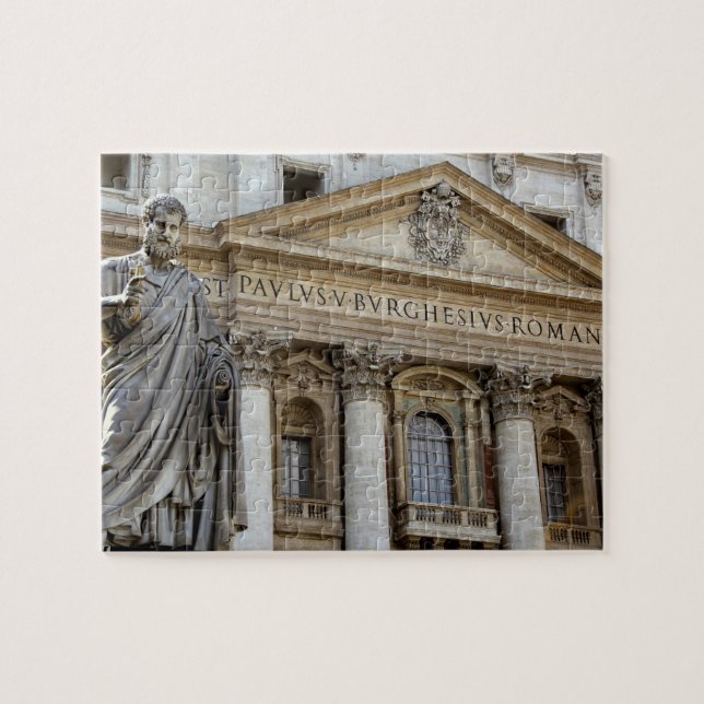 Europe, Italy, Rome. St. Peter's Basilica (aka 2 Jigsaw Puzzle (Horizontal)