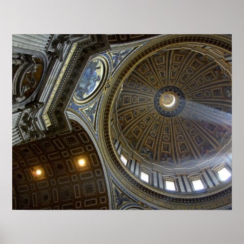 Europe Italy Rome St Peters Basilica aka Poster