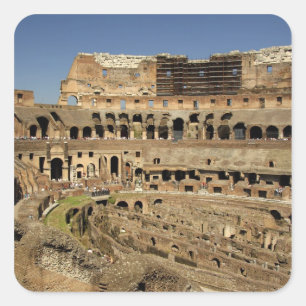 Europe, Italy, Rome. The Colosseum (aka Square Sticker